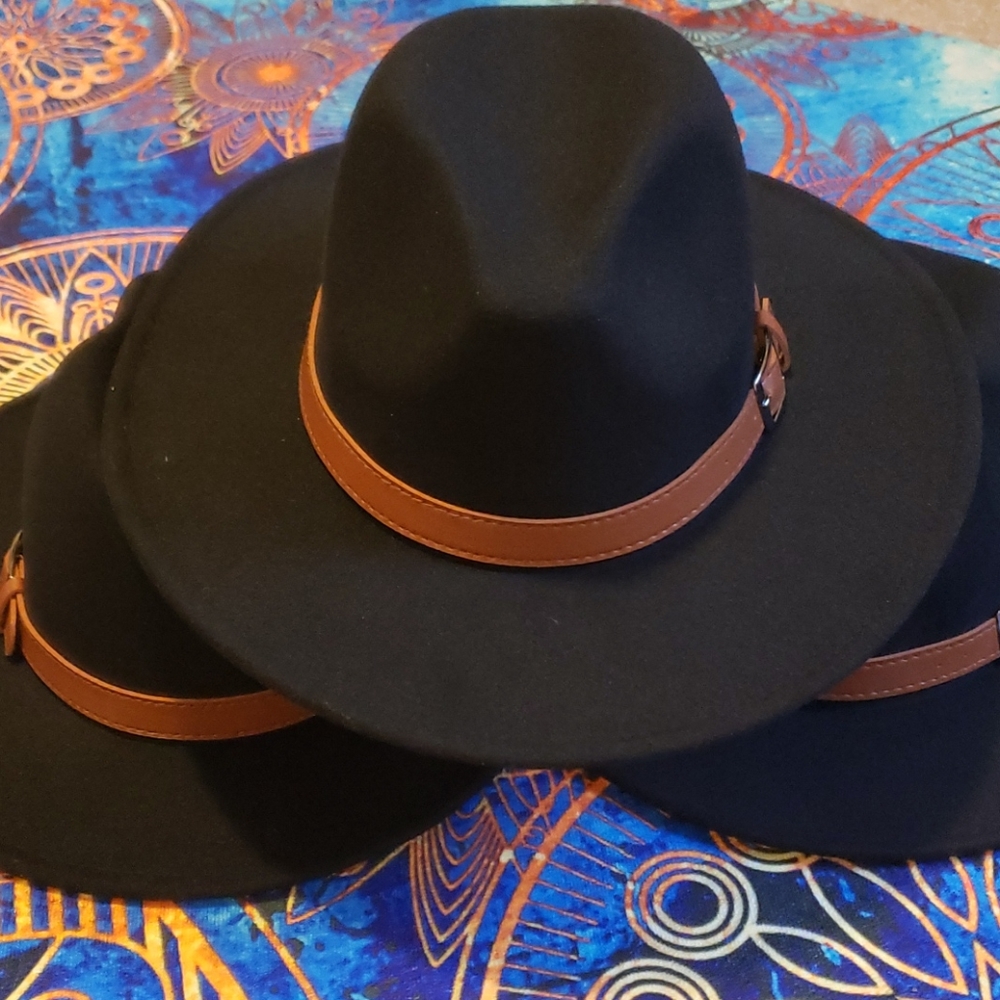 ‼️On Sale‼️Classic wide brim Fedora hats in sto… - Picture 1 of 8